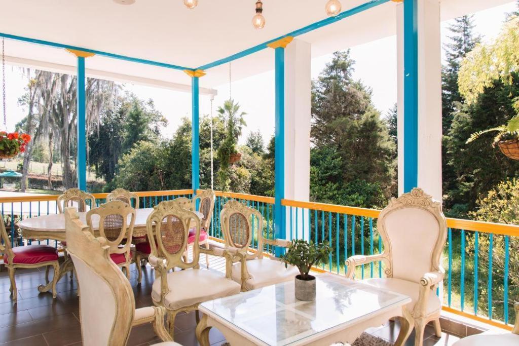 Hotel Hacienda Santa Clara ซานตาโรซา เดกาบัล ภายนอก รูปภาพ