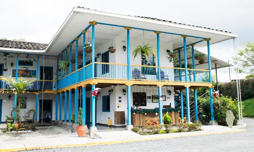 Hotel Hacienda Santa Clara ซานตาโรซา เดกาบัล ภายนอก รูปภาพ