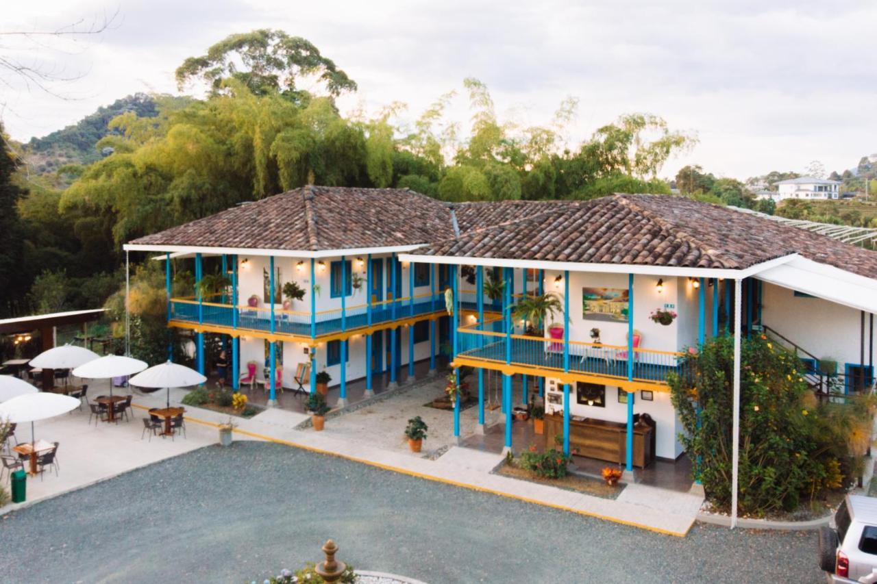 Hotel Hacienda Santa Clara ซานตาโรซา เดกาบัล ภายนอก รูปภาพ